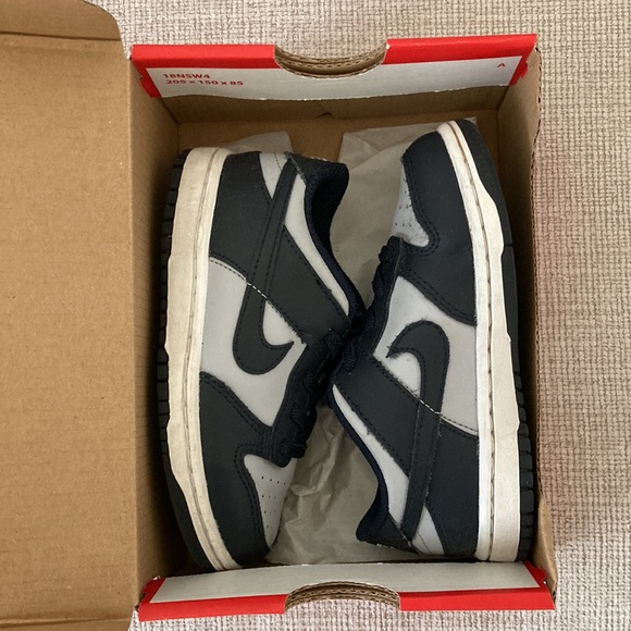 Toddler Nike Dunk Low 9C Wolf Grey/Dark Obsidian - Picture 5 of 5